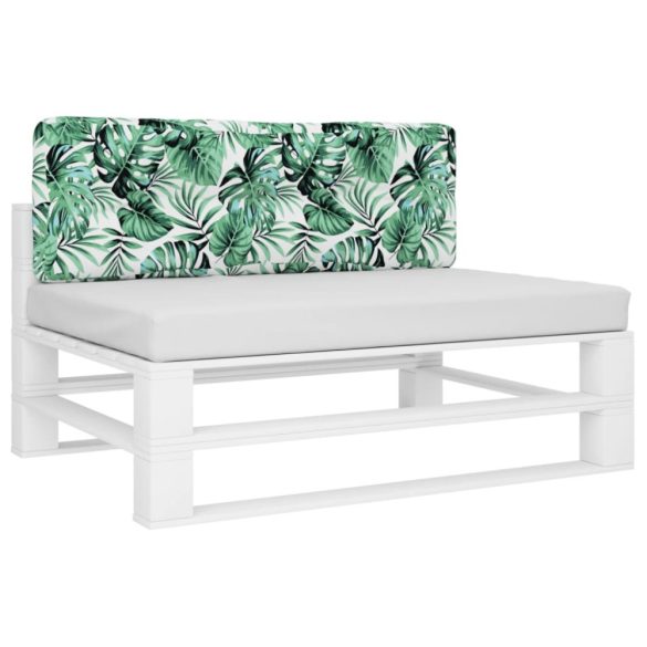 levélmintás szövet raklappárna 120 x 40 x 12 cm