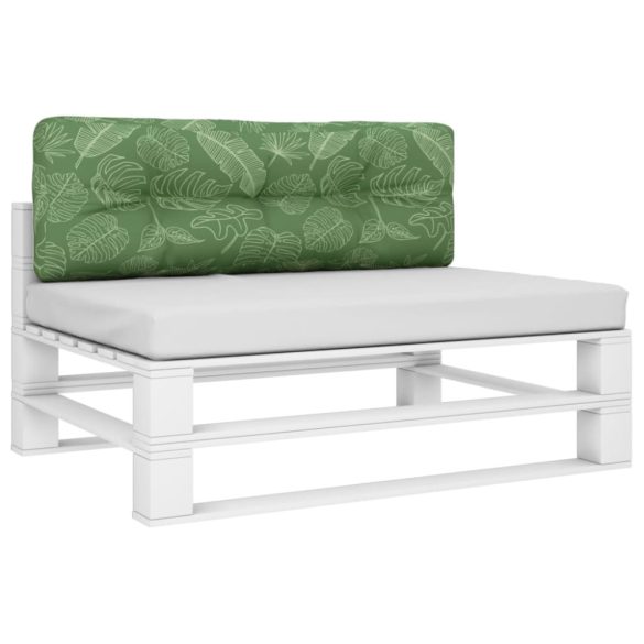 levélmintás szövet raklappárna 120 x 40 x 12 cm