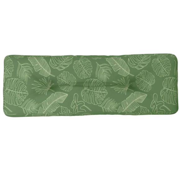 levélmintás szövet raklappárna 120 x 40 x 12 cm