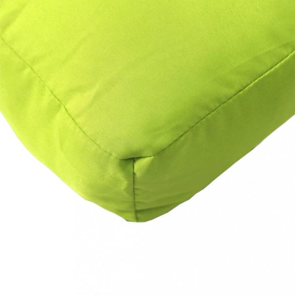 2 db élénkzöld szövet raklappárna