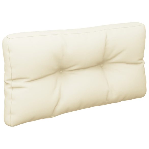 2 db krémszínű szövet raklappárna