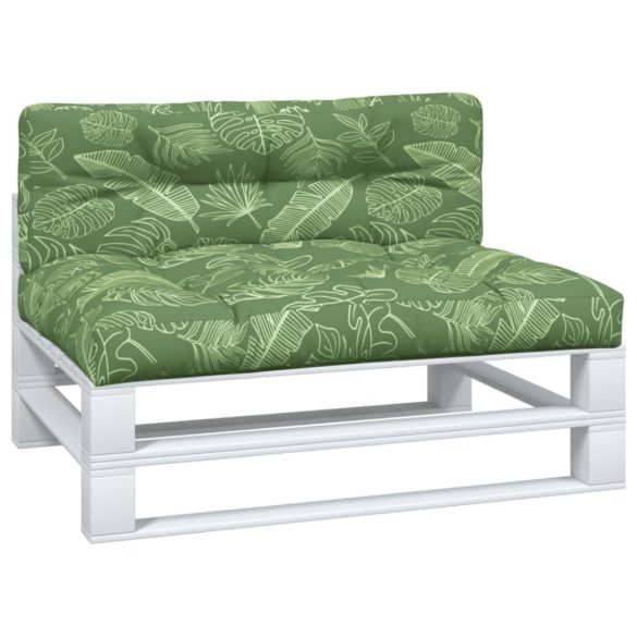 2 db levélmintás szövet raklappárna