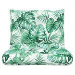 2 db levélmintás szövet raklappárna