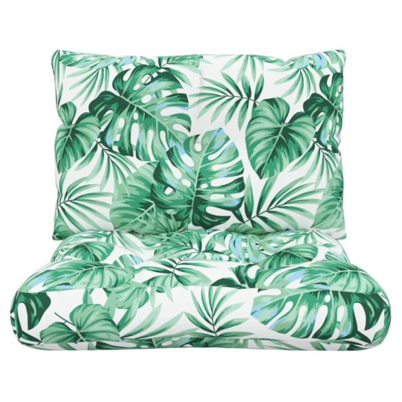 2 db levélmintás szövet raklappárna