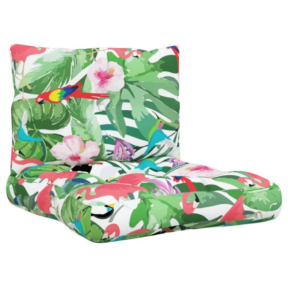 2 db többszínű oxford szövet raklapkanapé párna