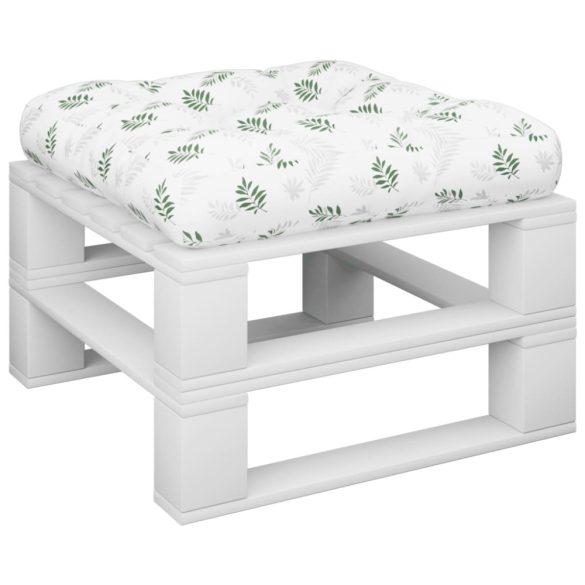 levélmintás oxford szövet raklappárna 60 x 61,5 x 10 cm