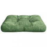 levélmintás oxford szövet raklappárna 58x58x10 cm