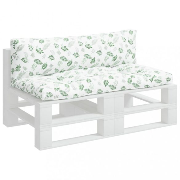 2 db levélmintás oxford szövet raklappárna