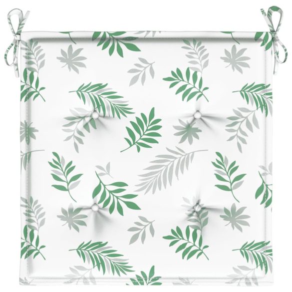 2 db levélmintás szövet székpárna 50 x 50 x 4 cm