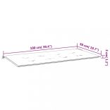 többszínű oxford szövet-kerti padpárna 100x50x4 cm