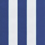 kék/fehér csíkos oxford-szövet kerti padpárna 120x50x4 cm