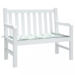 levélmintás oxford szövet kerti padpárna 100 x 50 x 3 cm