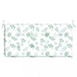 levélmintás oxford szövet kerti padpárna 100 x 50 x 3 cm