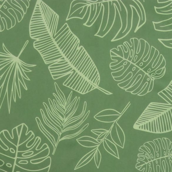 levélmintás oxford szövet kerti padpárna 120x50x4 cm