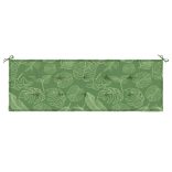 levélmintás oxford szövet kerti padpárna 150x50x4 cm