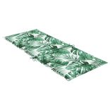 4 db levélmintás szövet magas háttámlájú székpárna