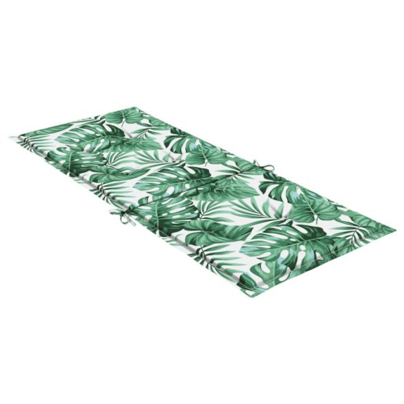 4 db levélmintás szövet magas háttámlájú székpárna