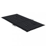 2 db fekete kockás szövet alacsony háttámlájú székpárna