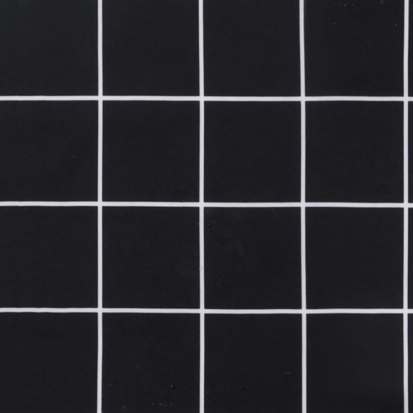 2 db fekete kockás szövet alacsony háttámlájú székpárna