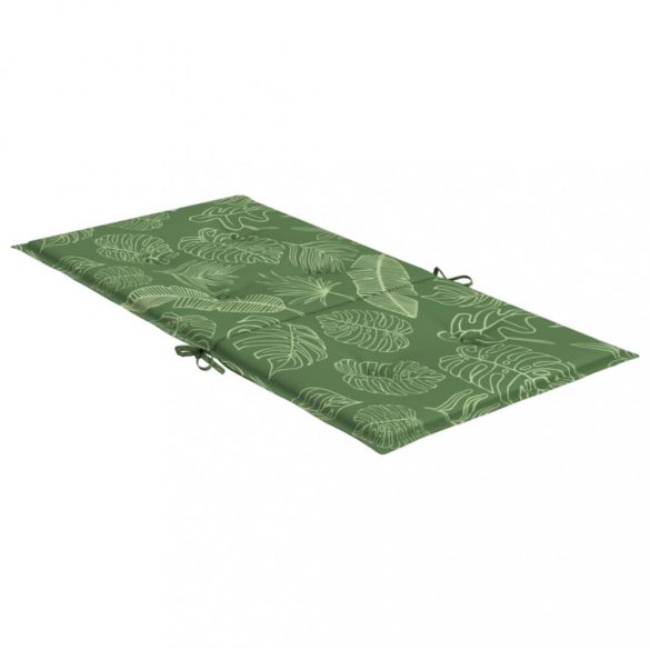 6 db levélmintás szövet alacsony háttámlájú székpárna