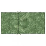 6 db levélmintás szövet alacsony háttámlájú székpárna