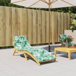 levélmintás oxford-szövet napozóágypárna