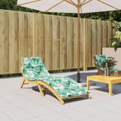 levélmintás oxford-szövet napozóágypárna