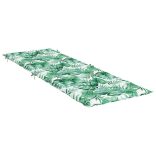 levélmintás oxford-szövet napozóágypárna