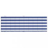 kék és fehér csíkos oxford-szövet napozóágypárna