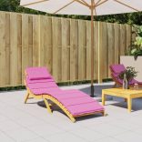 rózsaszín oxford-szövet napozóágypárna