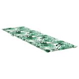 levélmintás oxford-szövet napozóágypárna