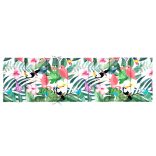 többszínű oxford-szövet napozóágypárna