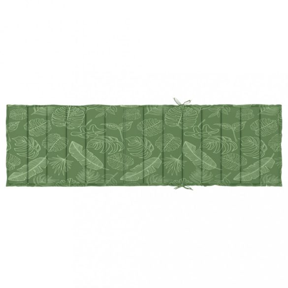 levélmintás oxford-szövet napozóágypárna