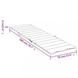 levélmintás oxford-szövet napozóágypárna