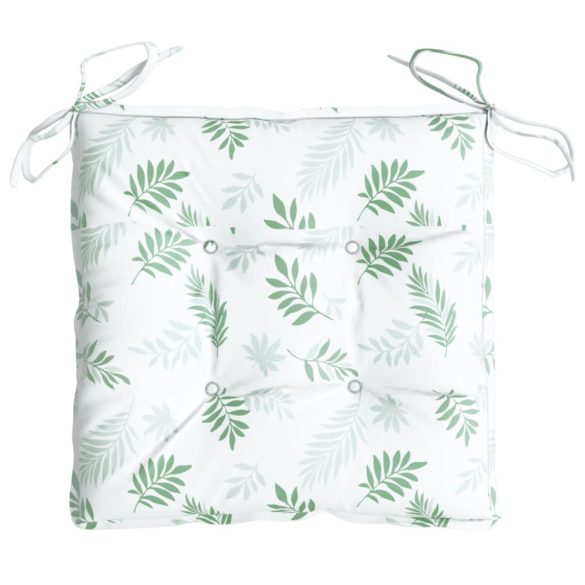 4 db levélmintás oxford szövet székpárna 50 x 50 x 7 cm