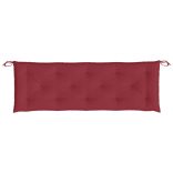 bordó oxford szövet kerti padpárna 150 x 50 x 7 cm