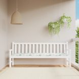 levélmintás szövet kerti padpárna 200 x 50 x 7 cm