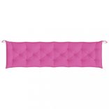 rózsaszín szövet kerti padpárna 200 x 50 x 7 cm