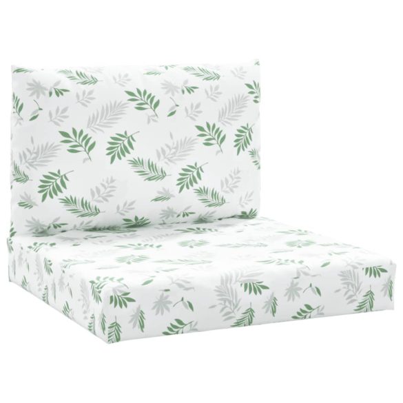 2 db levélmintás oxford szövet raklappárna