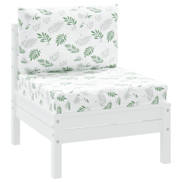 2 db levélmintás oxford szövet raklappárna