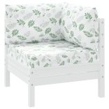 3 db levélmintás oxford szövet raklappárna