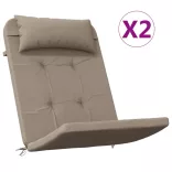 2 db tópszínű oxford-szövet Adirondack-székpárna