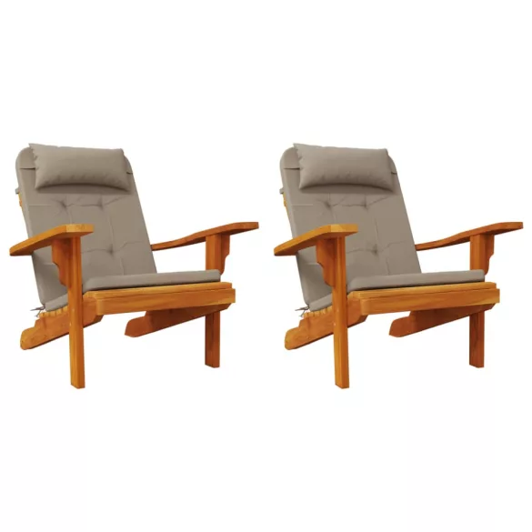 2 db tópszínű oxford-szövet Adirondack-székpárna