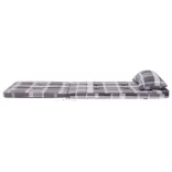 2 db szürke kockás oxford-szövet Adirondack-székpárna
