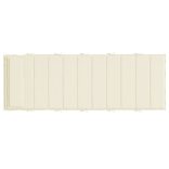 krémszínű oxford-szövet napozóágy párna 180x60x4 cm