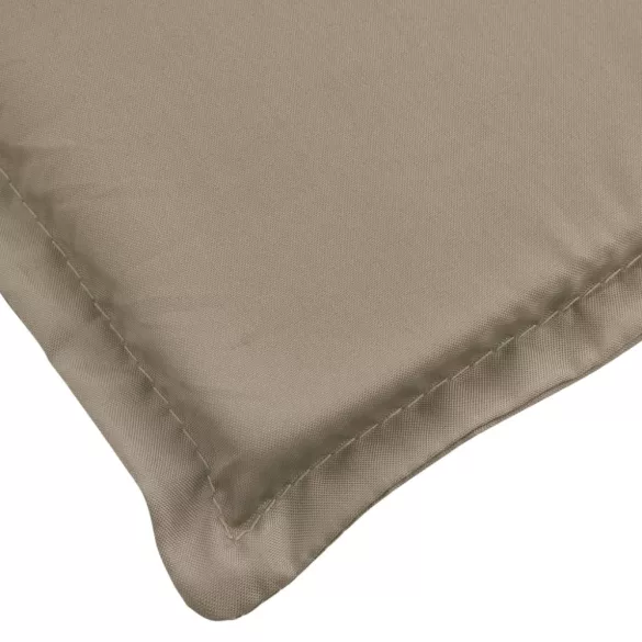 tópszínű oxford-szövet napozóágypárna 180x60x4 cm