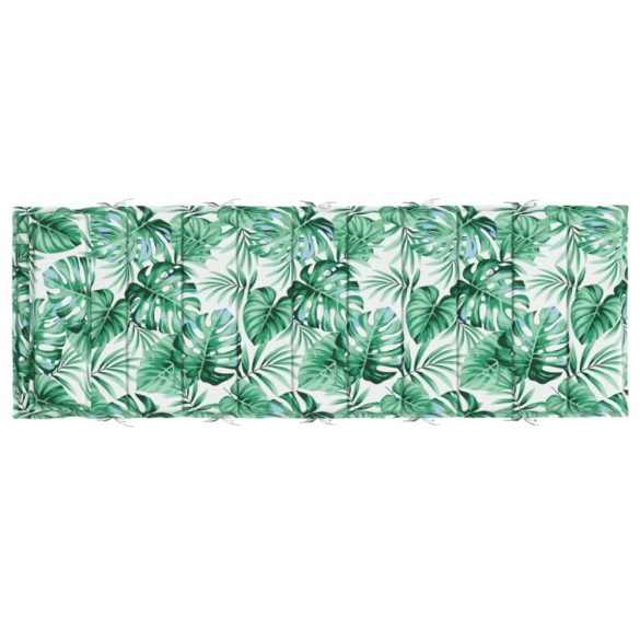 levélmintás oxford-szövet napozóágypárna 180x60x4 cm