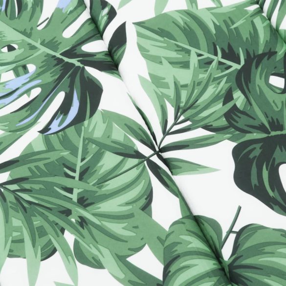 levélmintás oxford-szövet napozóágypárna 180x60x4 cm