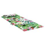 4 db többszínű oxford szövet magas háttámlájú székpárna