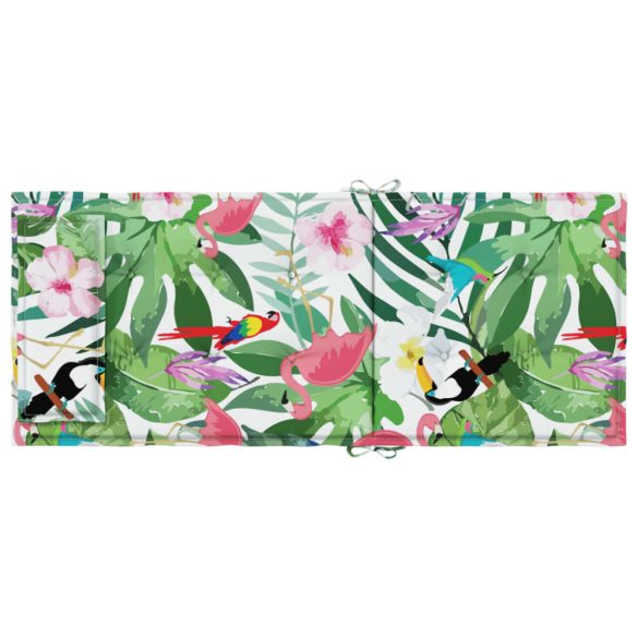 4 db többszínű oxford szövet magas háttámlájú székpárna